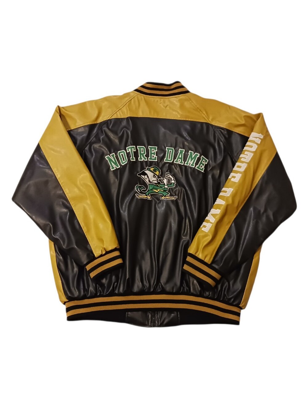 Vintage University of Notre Dame Varsity Letterman Jacket (XL)